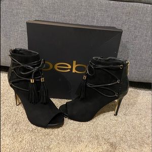 BEBE Ankle Bootie Heels